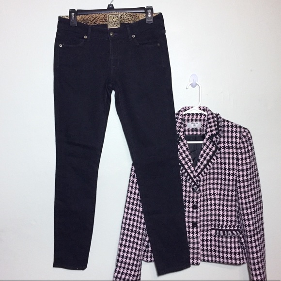Rich & Skinny Denim - Rich & Skinny Black Skinny Jeans 28 6